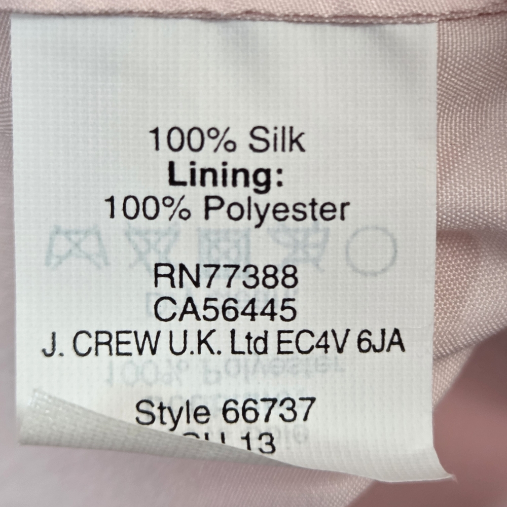 J. Crew Peach Silk Midi Dress - Picture 6 of 7